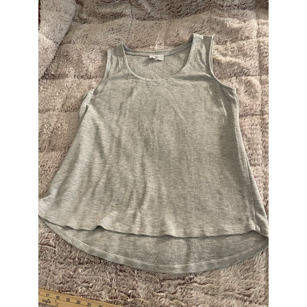 Soma WEEKEND WKND Women's Grey Sleeveless Tank Top L Modal Blend capsule